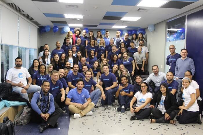 Equipe da CashMe reunida